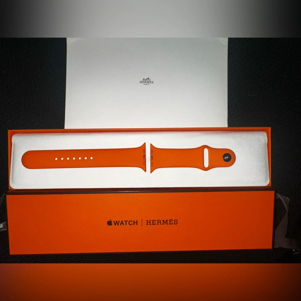 Hermès Orange Sport Band for Apple Watch - Unisex One Size
